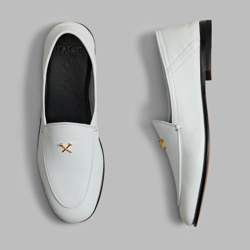 METAL TEES LEATHER FLEX LOAFER
