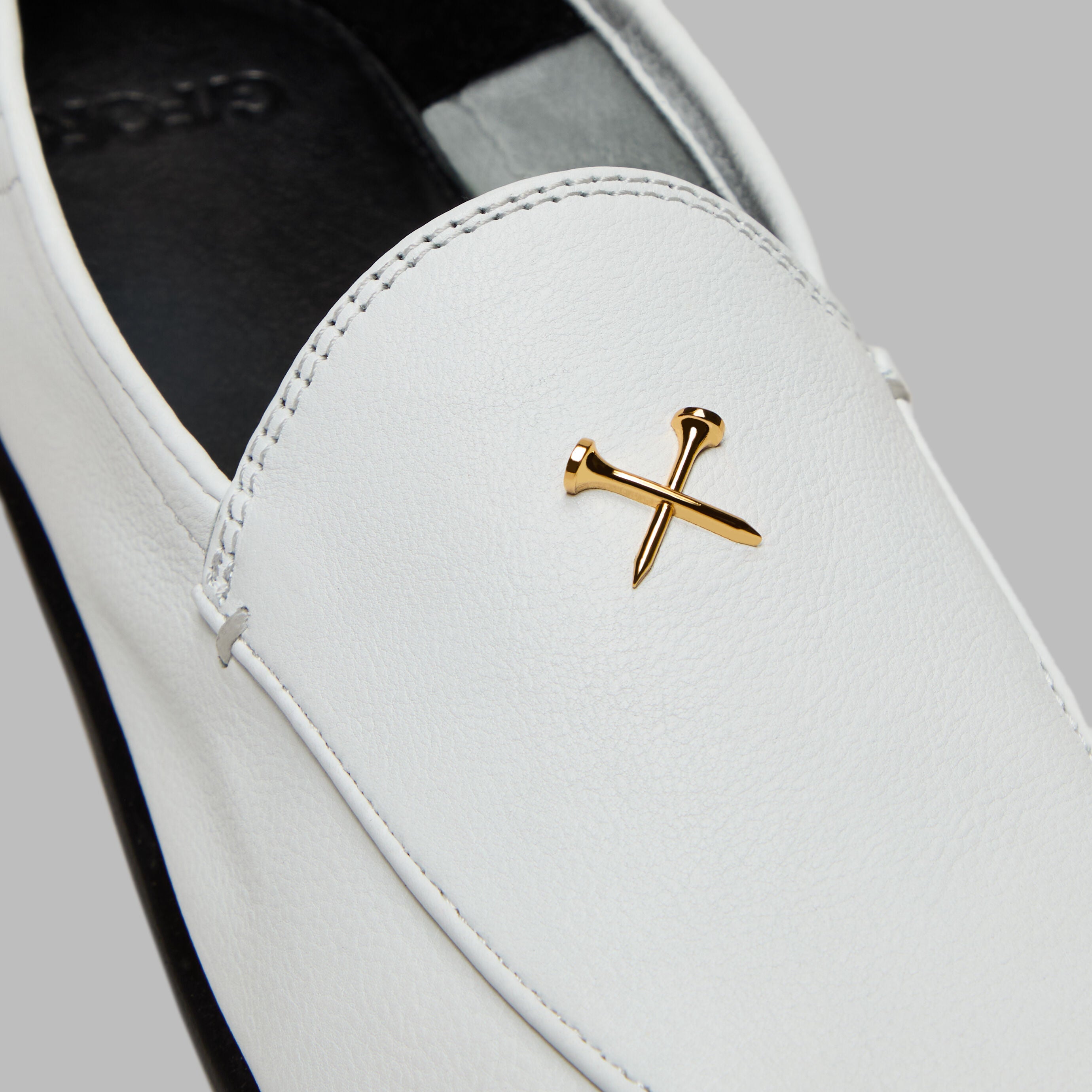 METAL TEES LEATHER FLEX LOAFER