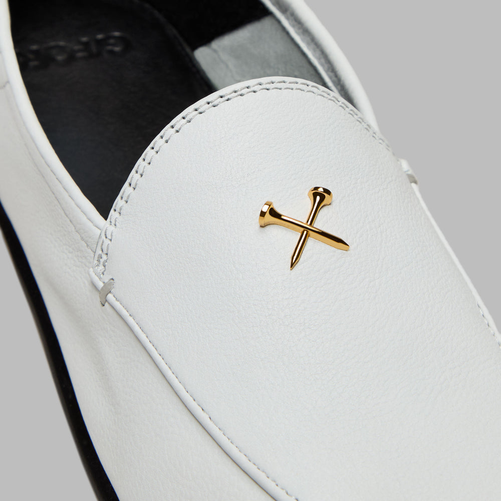 METAL TEES LEATHER FLEX LOAFER