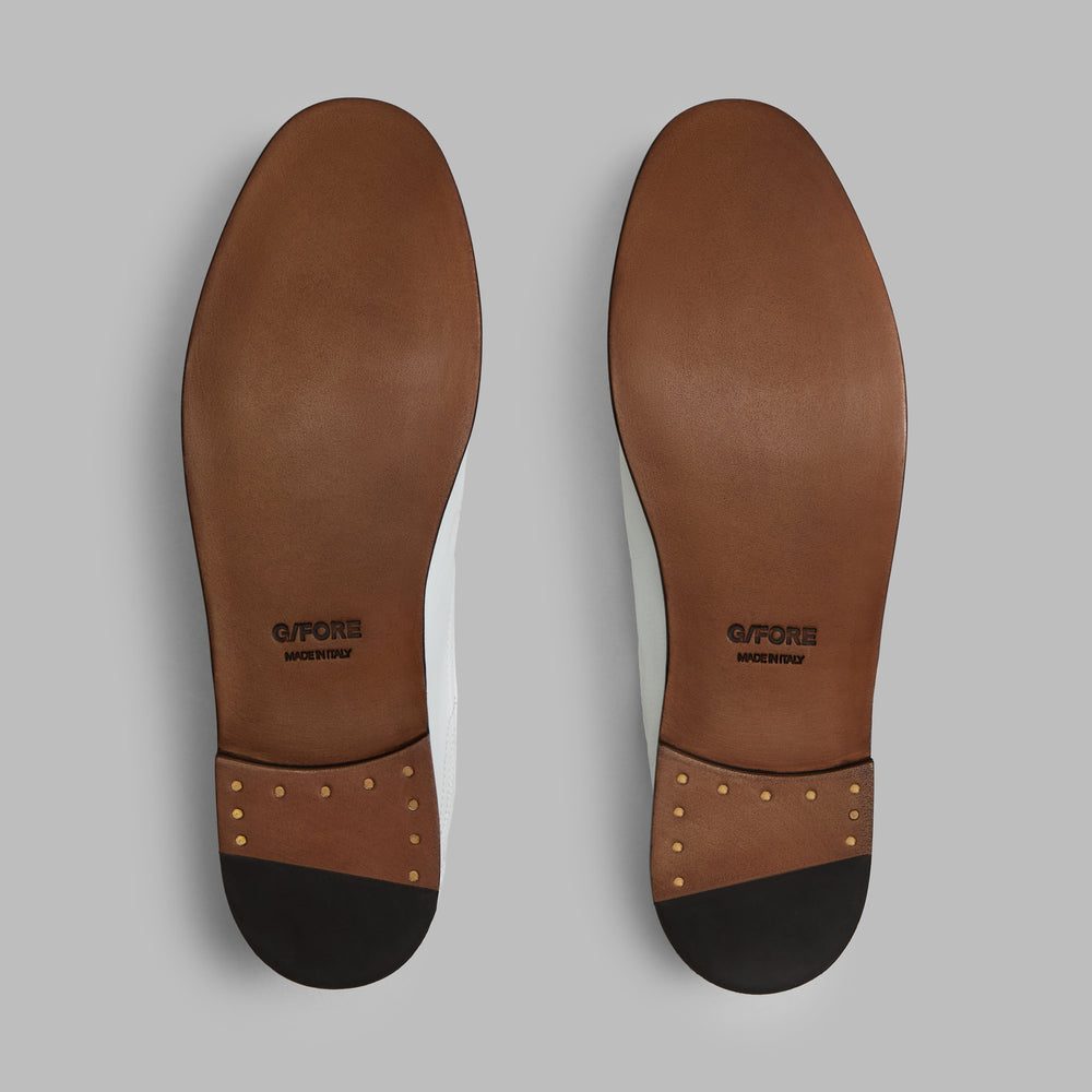 METAL TEES LEATHER FLEX LOAFER