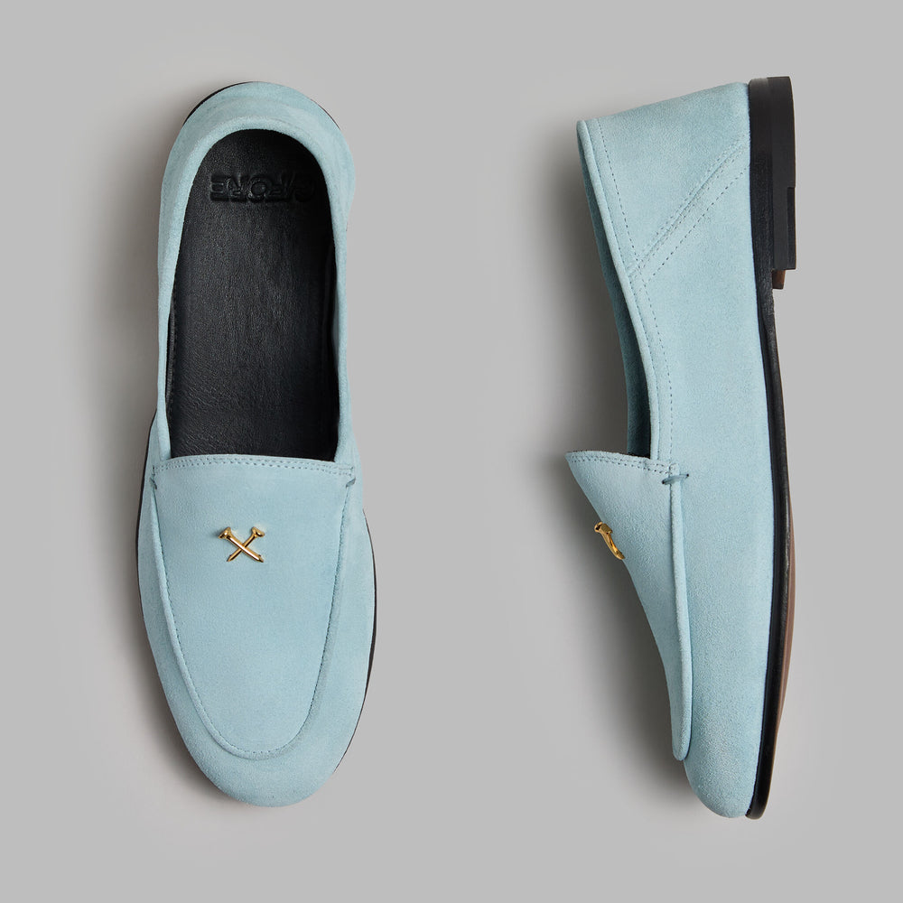 METAL TEES SUEDE FLEX LOAFER