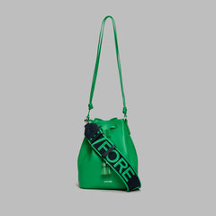 LEATHER CART BUCKET BAG