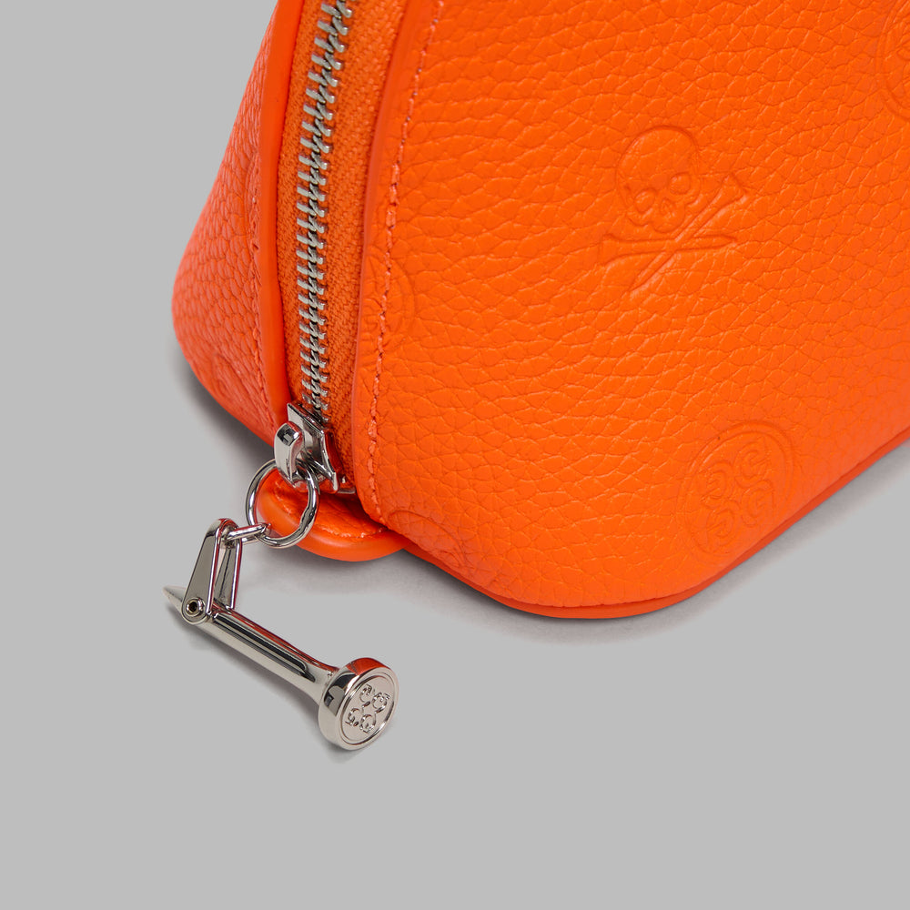 EMBOSSED SKULL & TEES COSMETICS CASE