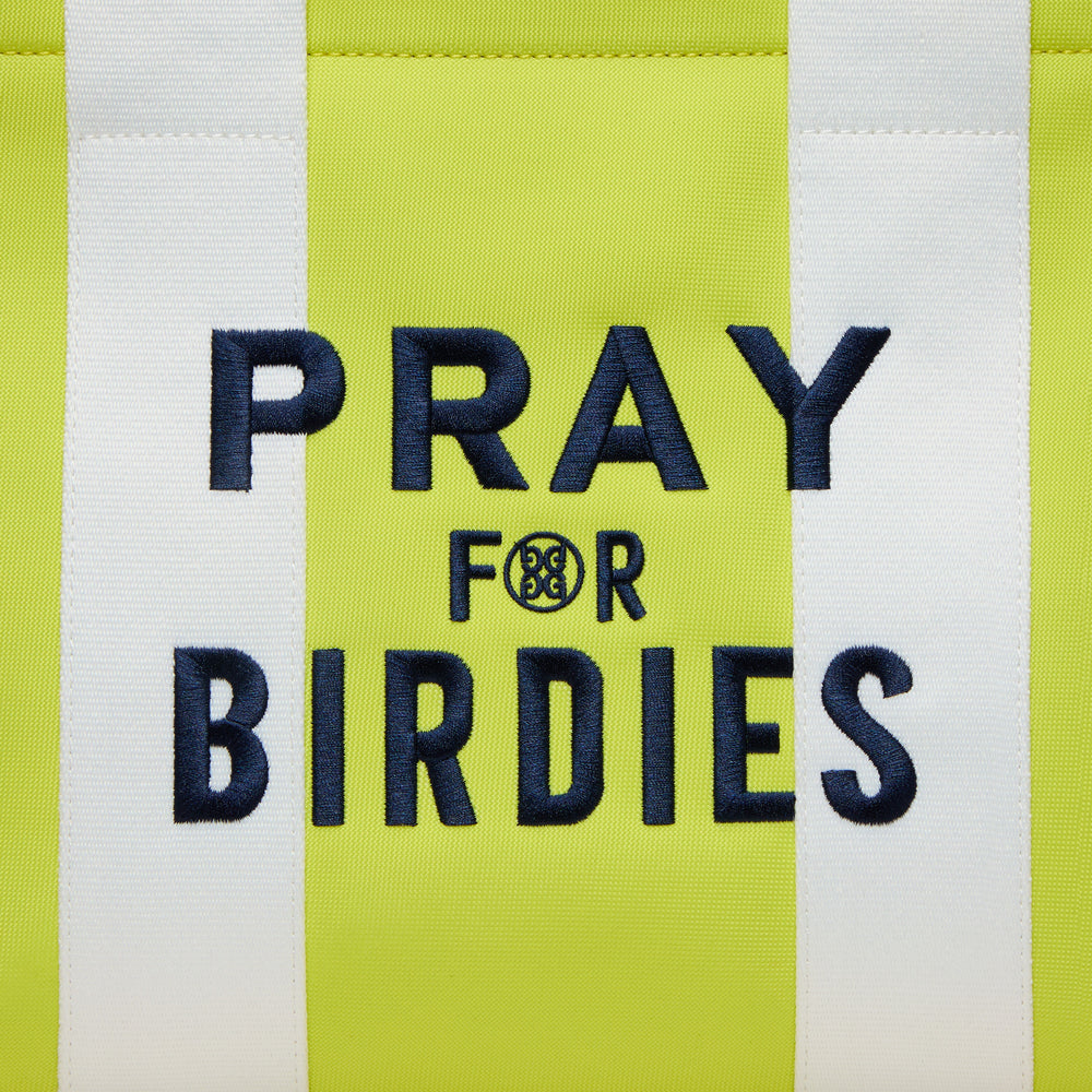 PRAY FOR BIRDIES CANVAS SQUARE BAG |ACCESSORIES