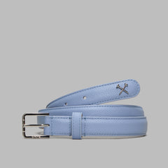 METAL TEES LEATHER BELT