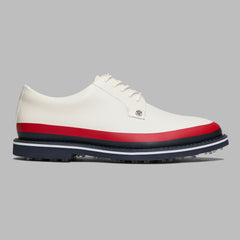 GALLIVANTER TUXEDO STRIPE LEATHER GOLF SHOE