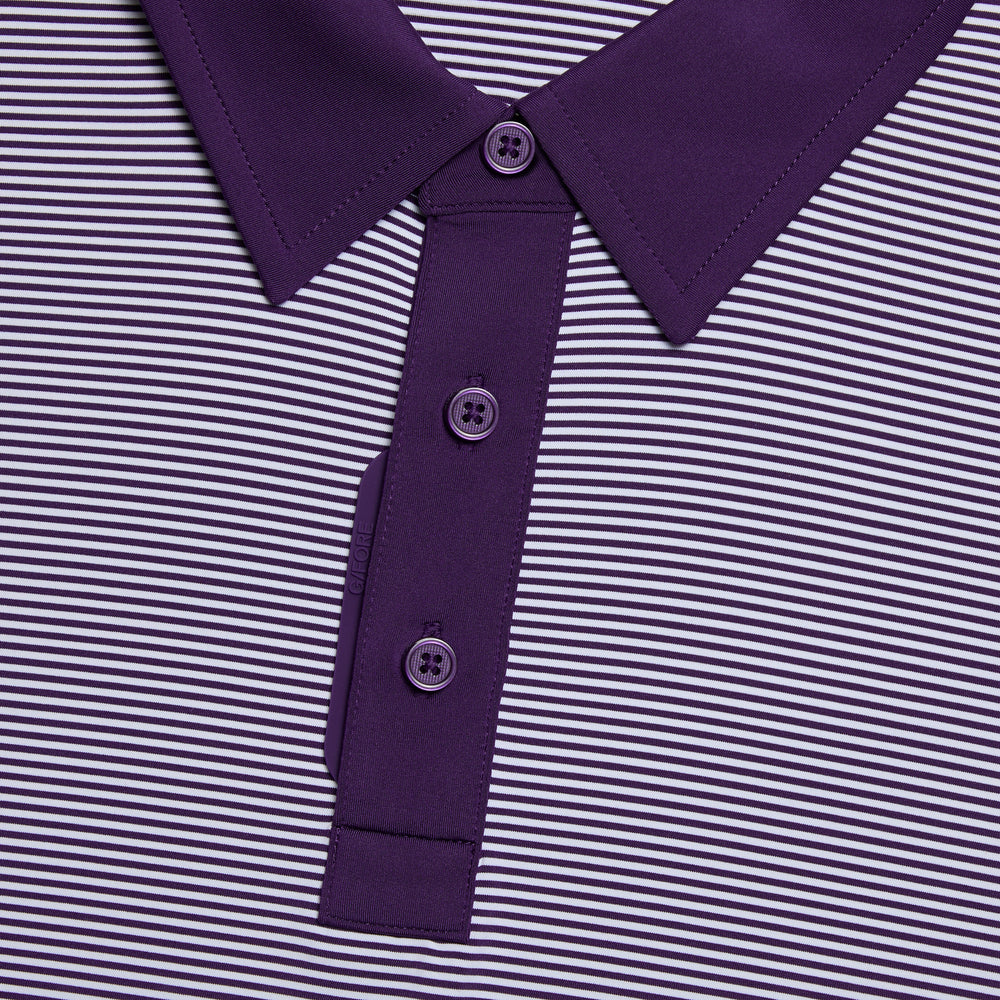 FEEDER STRIPE FINE TECH JERSEY POLO