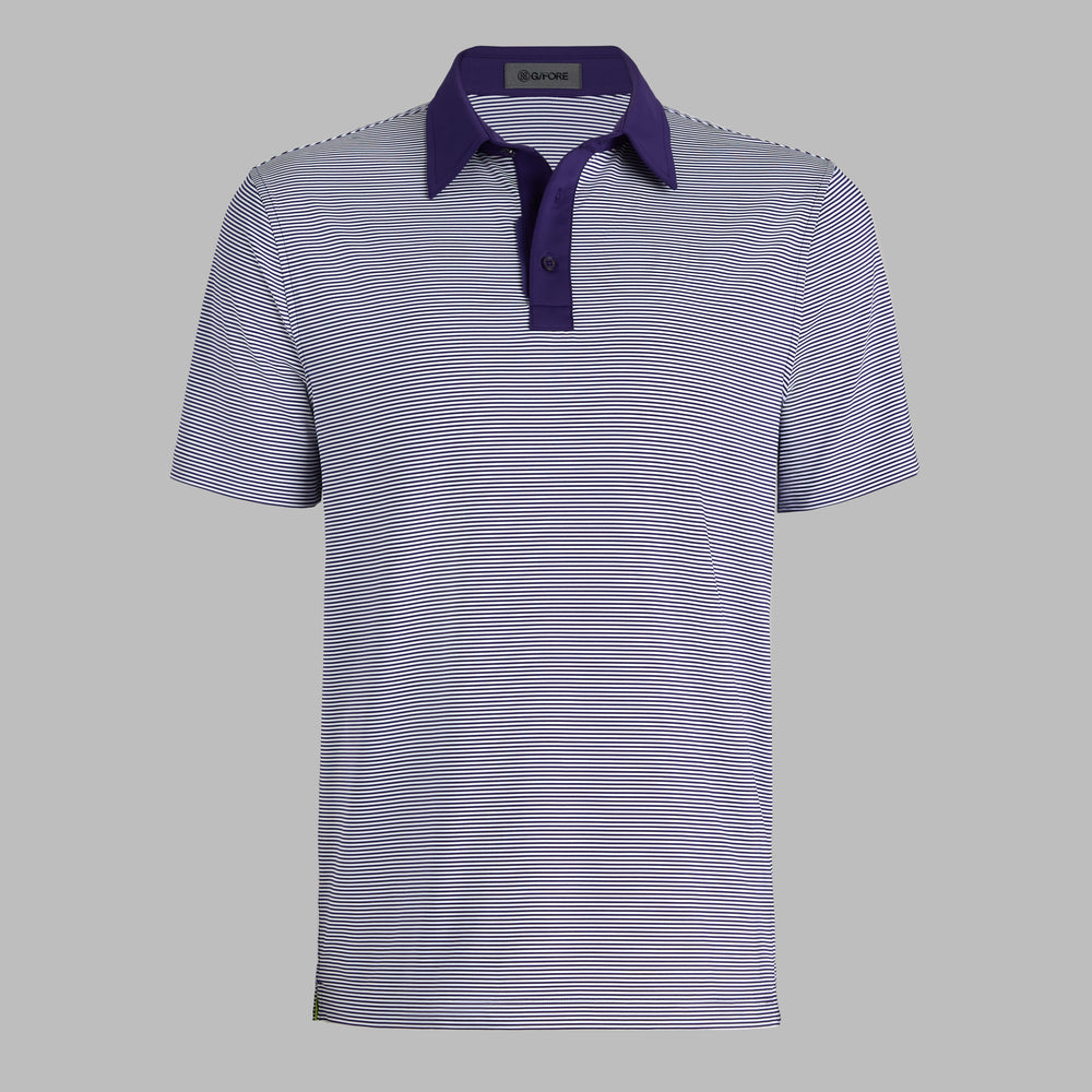 FEEDER STRIPE FINE TECH JERSEY POLO