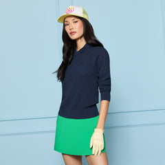 POINTELLE G CREWNECK SWEATER