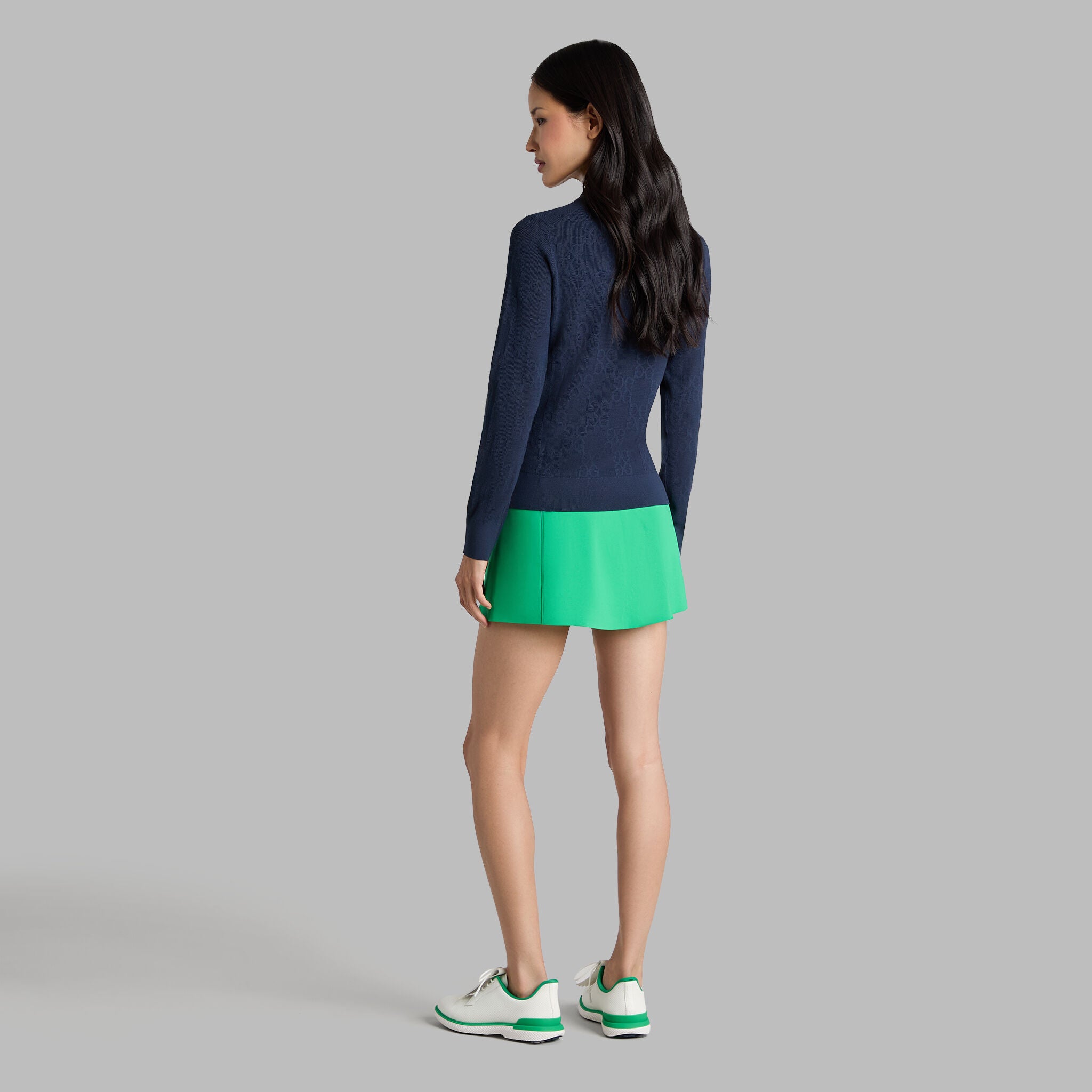 POINTELLE G CREWNECK SWEATER