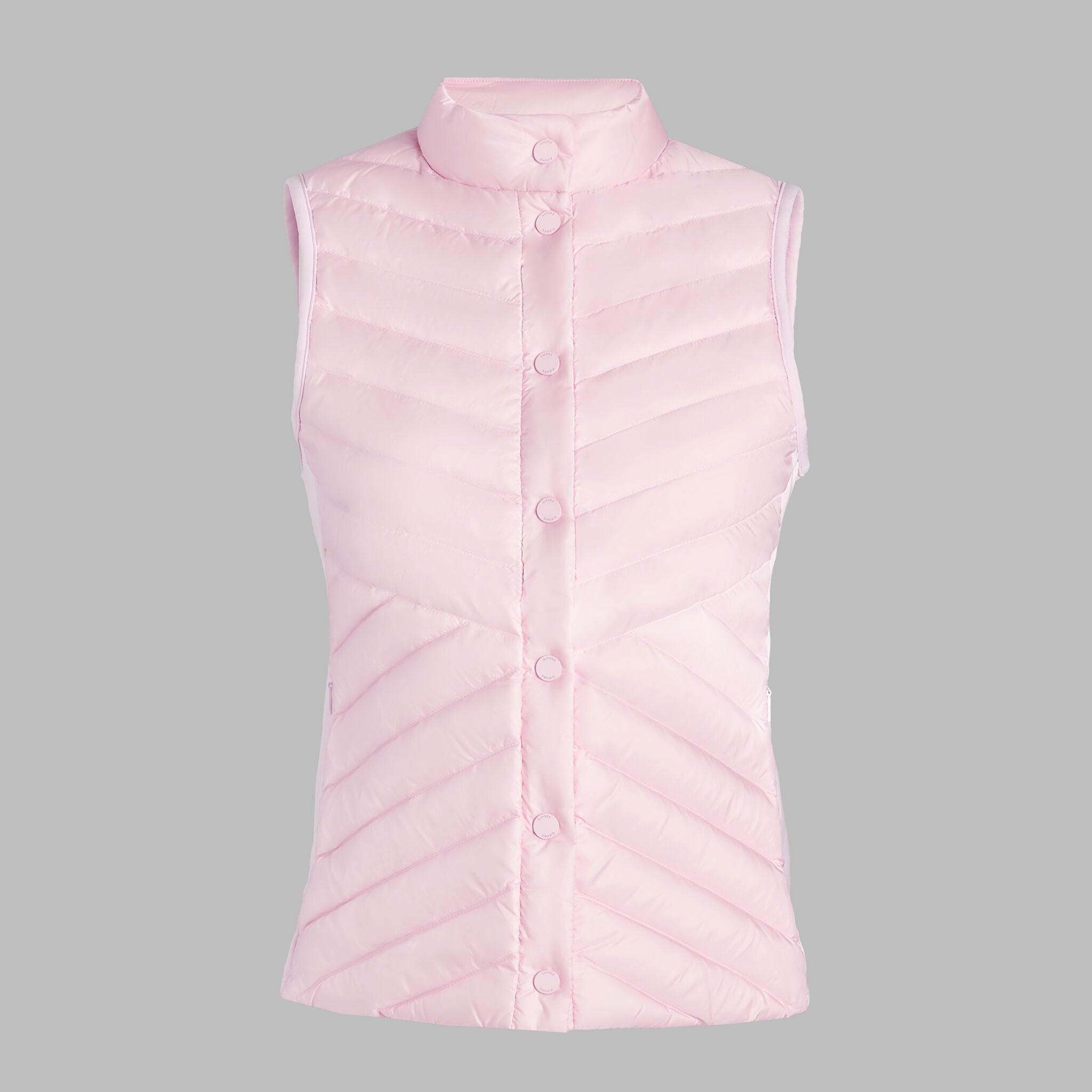 V-DOWN QUILTED STRETCH TECH INTERLOCK VEST