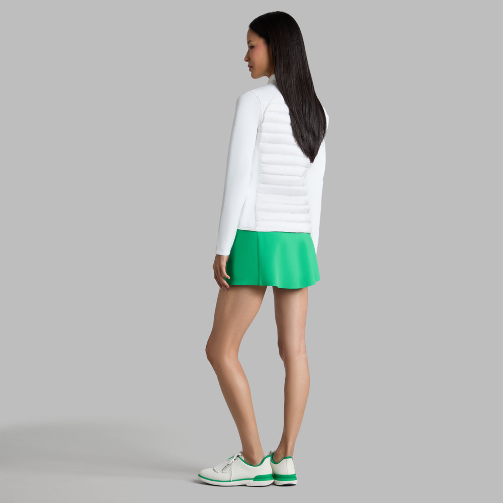V-DOWN QUILTED HYBRID JACKET