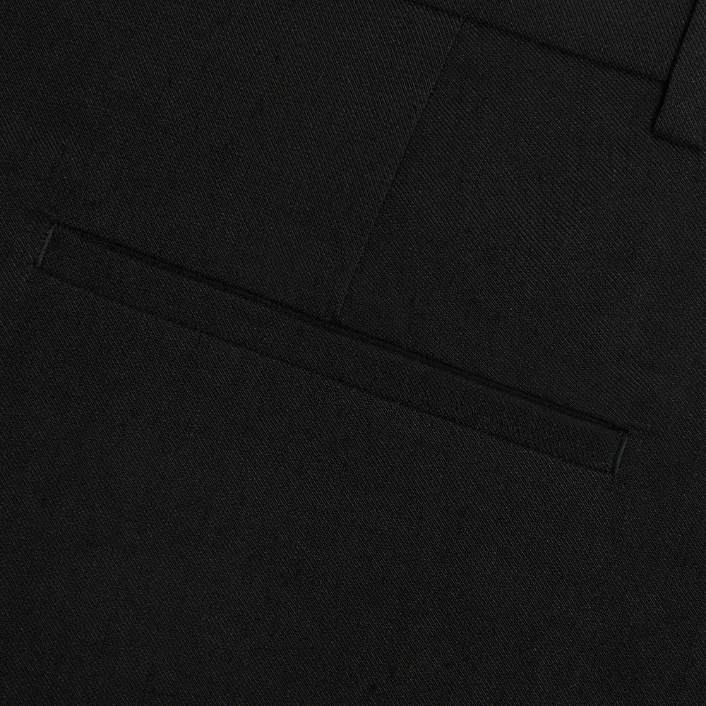 LTD RELEASE LINEN CROPPED PLEATED TROUSER
