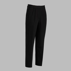 LTD RELEASE LINEN CROPPED PLEATED TROUSER